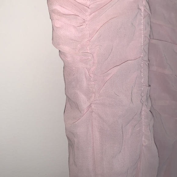 COS | Maxi Ruffle Lavender Gathered Sleeveless Dress Size 6 Brand New - Picture 12 of 16